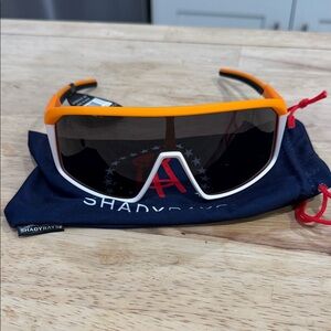 Shady Rays Orange and White Sunglasses